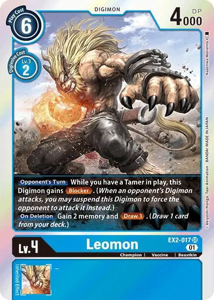 Leomon card art