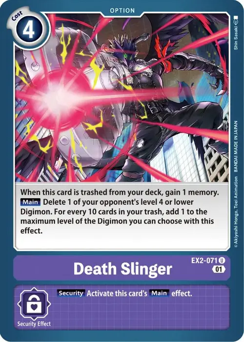 Death Slinger card art