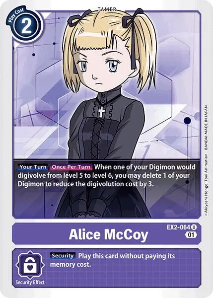 Alice McCoy card art