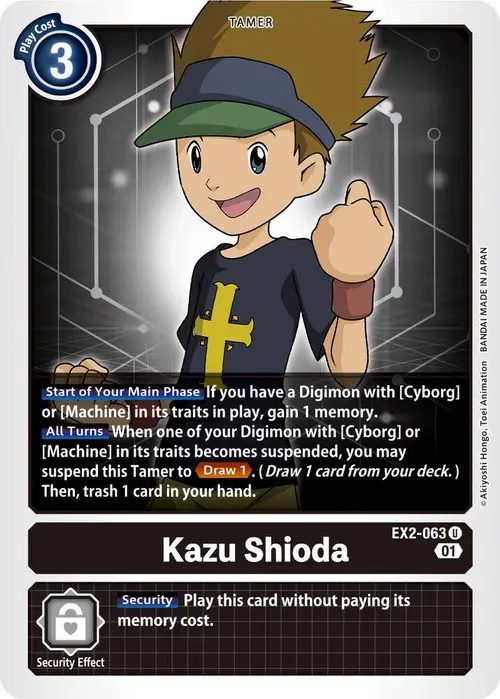 Kazu Shioda card art