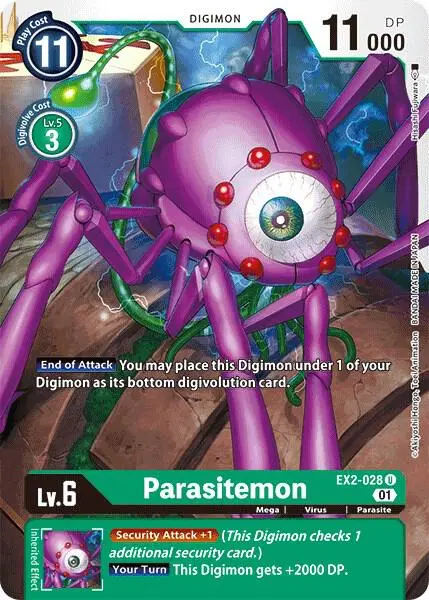 Parasitemon card art