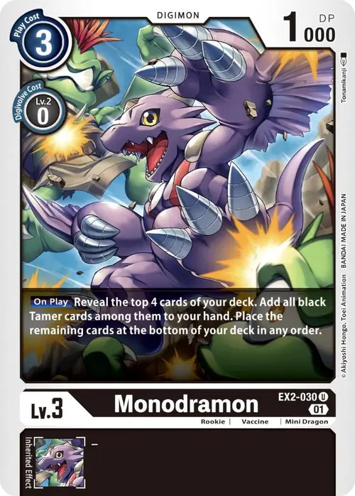 Monodramon card art