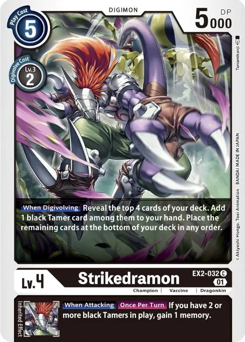 Strikedramon card art