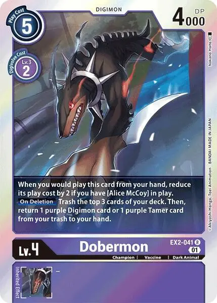 Dobermon card art