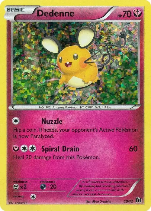 Dedenne - 10/12 card art