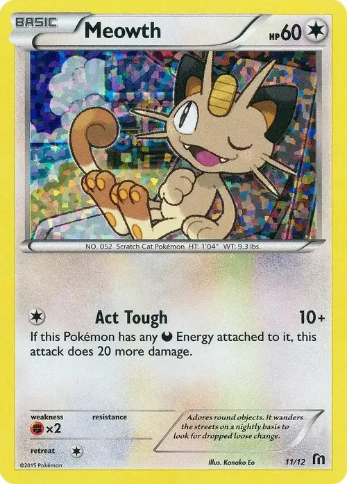 Meowth - 11/12 card art