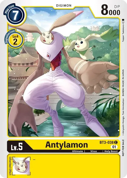 Antylamon - BT3-038 (Winner Pack New Awakening) card art