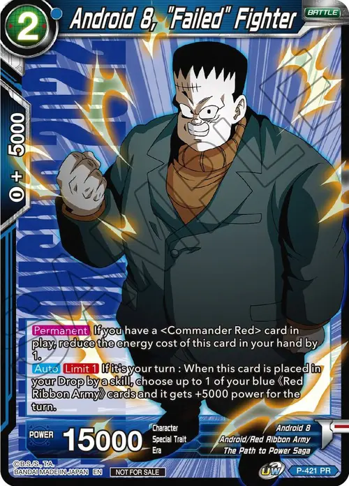 Android 8, "Failed" Fighter (Championship Pack 2022 Vol.2) card art