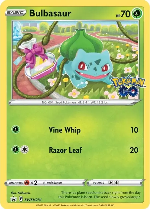 Bulbasaur - SWSH231 card art