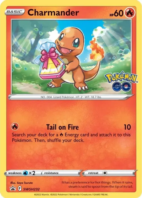 Charmander - SWSH232 card art