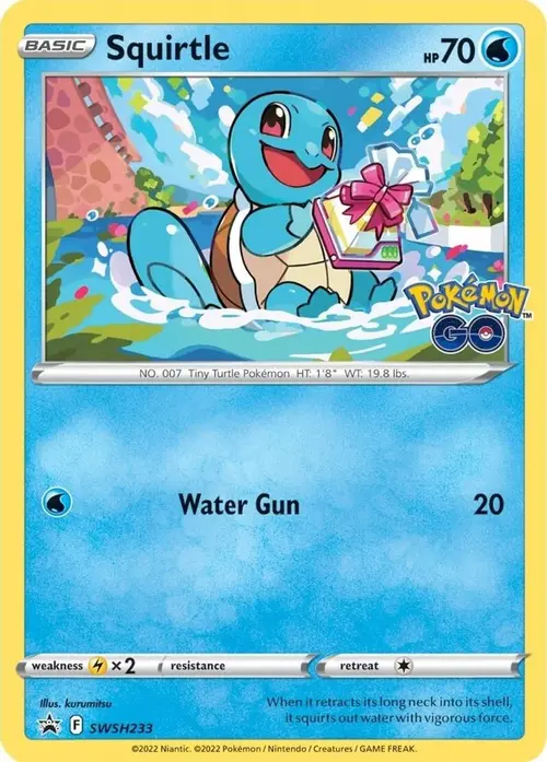 Squirtle - SWSH233 card art