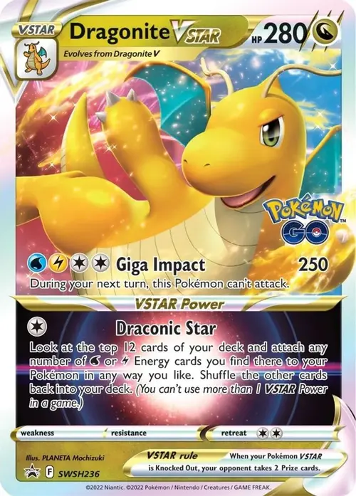 Dragonite VSTAR - SWSH236 card art