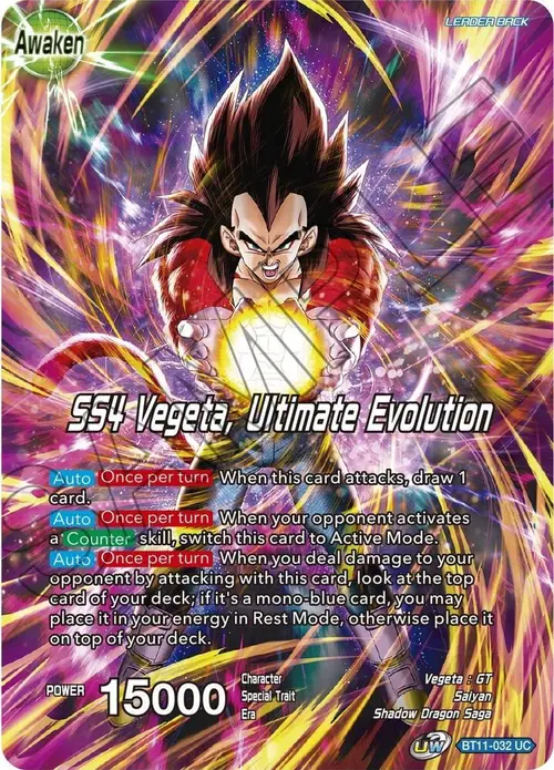 Vegeta // SS4 Vegeta, Ultimate Evolution card art