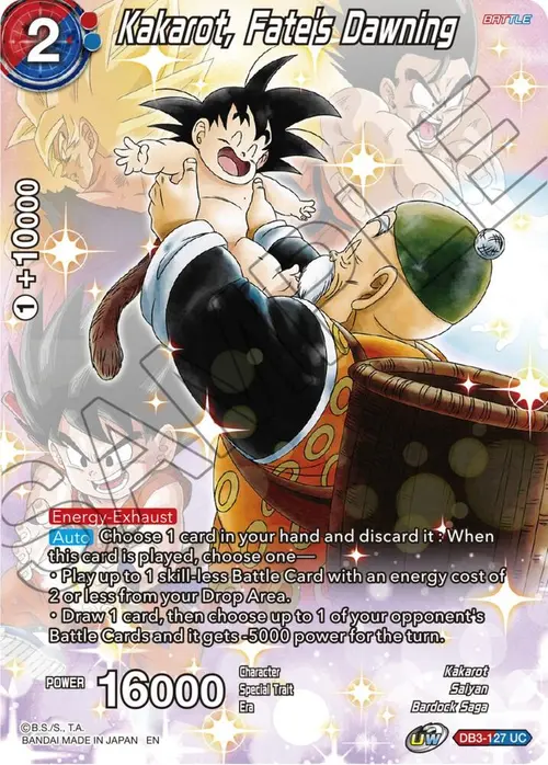 Kakarot, Fate's Dawning card art