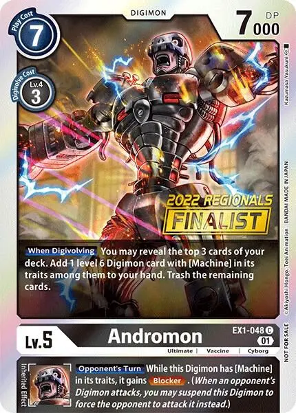 Andromon (2022 Championship Online Regional) [Online Finalist] card art