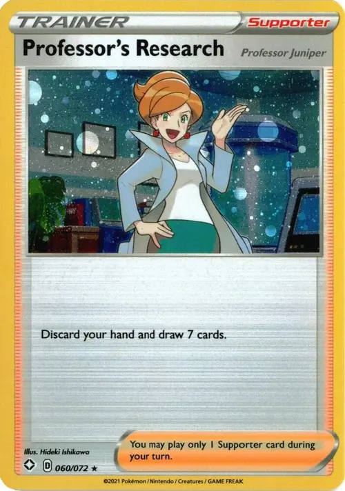 Professor's Research (Cosmos Holo) card art