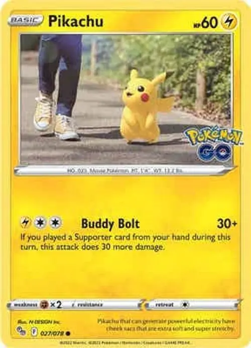 Pikachu (27) card art