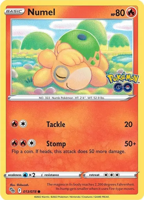 Numel card art