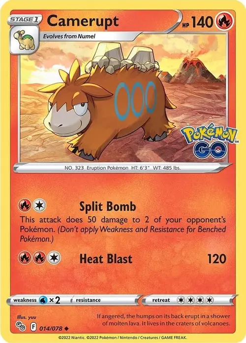 Camerupt card art