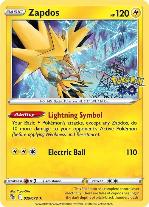 Zapdos card art