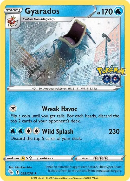 Gyarados card art