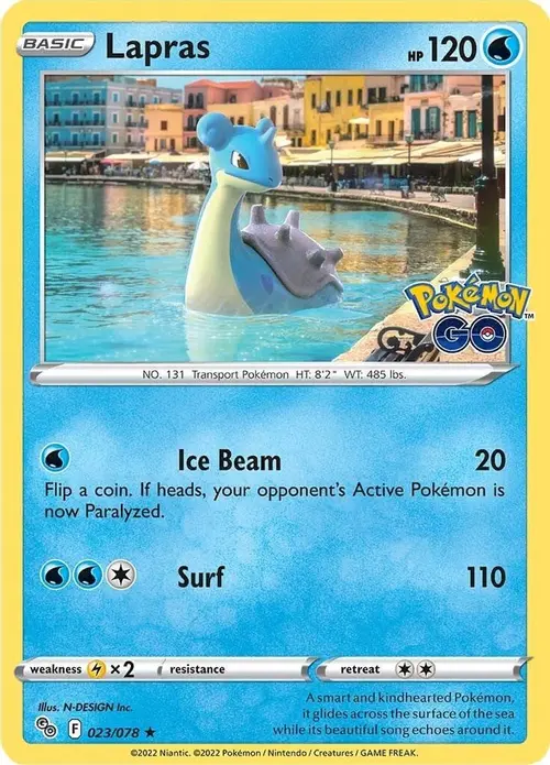 Lapras card art