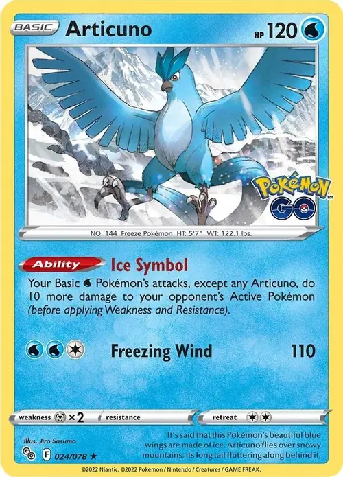 Articuno card art