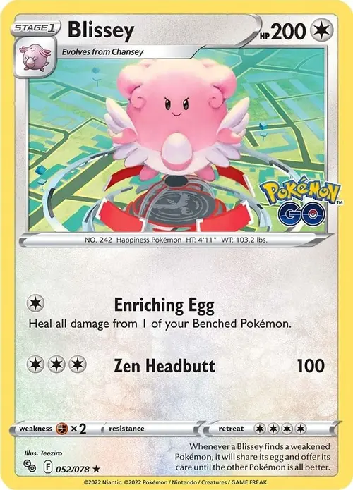 Blissey card art