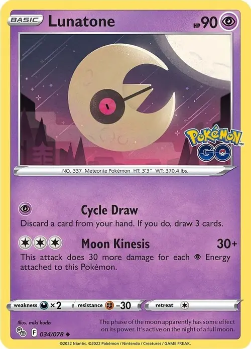Lunatone card art
