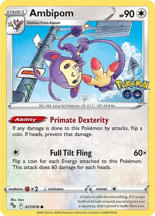 Ambipom card art
