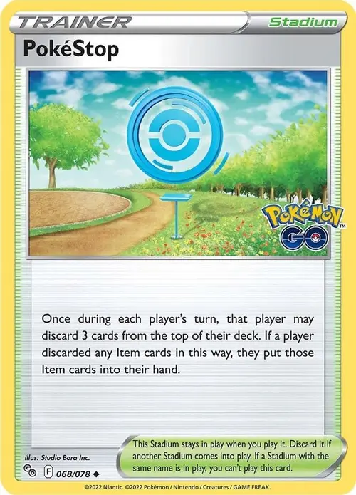 PokeStop card art