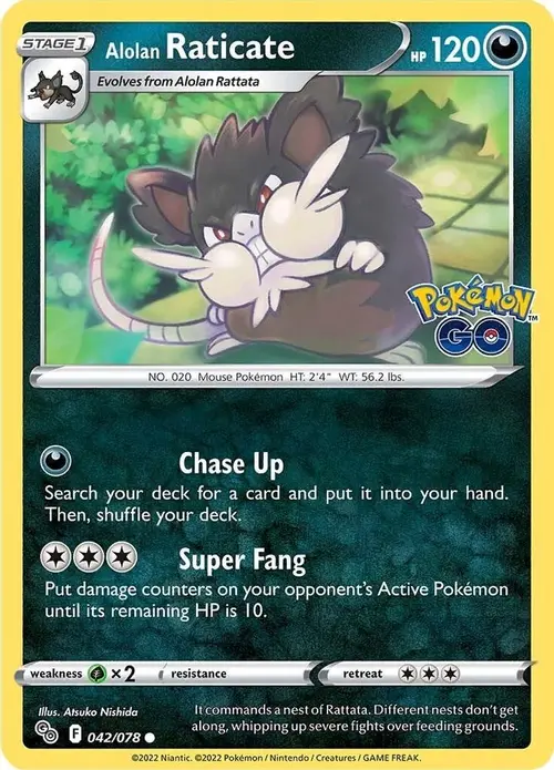 Alolan Raticate card art