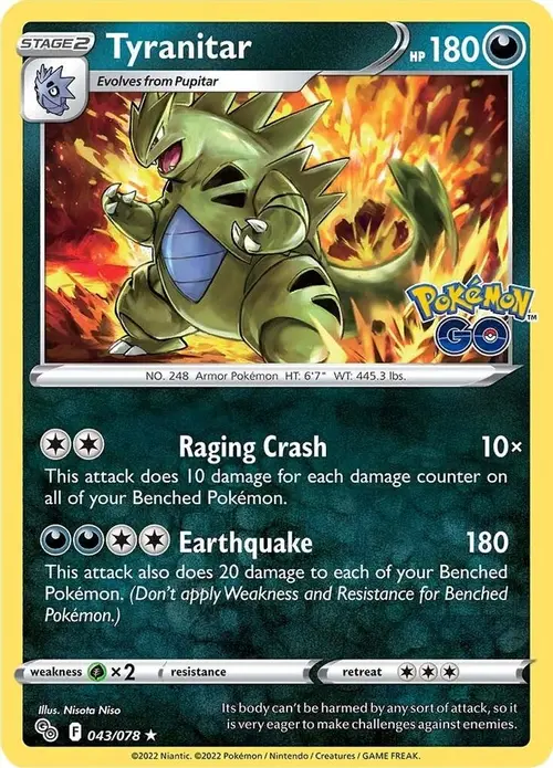 Tyranitar card art