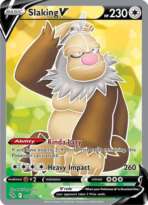 Slaking V (Full Art) card art