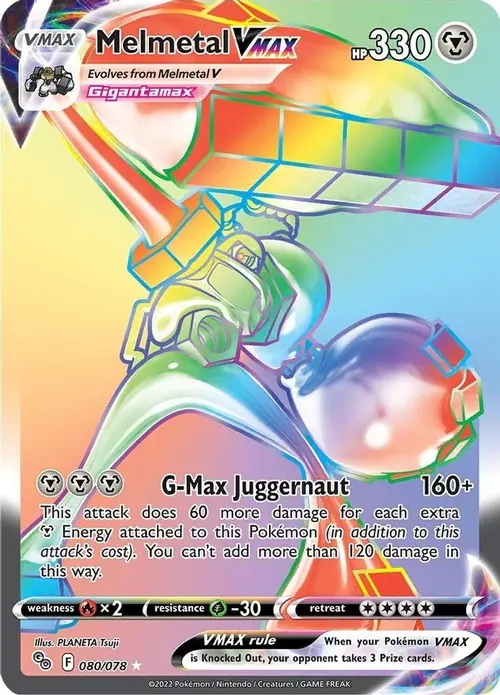 Melmetal VMAX (Secret) card art