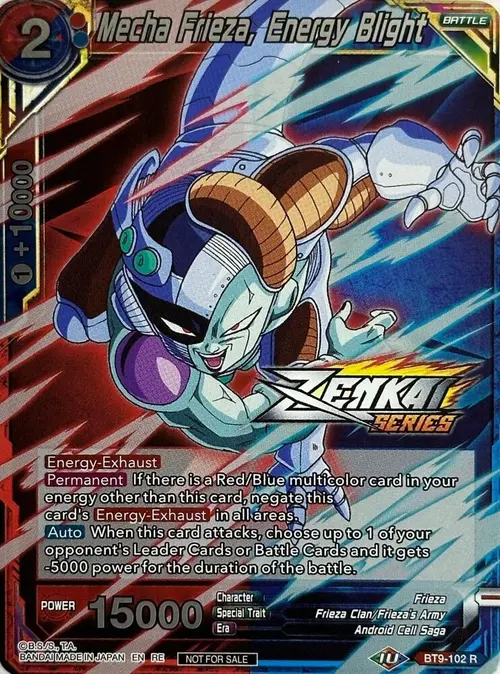 Mecha Frieza, Energy Blight (Event Pack 10) (Alternate Foil) card art