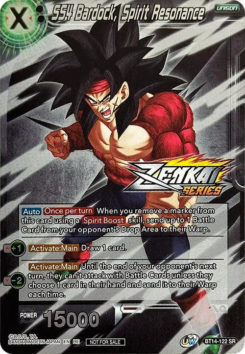 SS4 Bardock, Spirit Resonance (Event Pack 10) (Alternate Foil) card art
