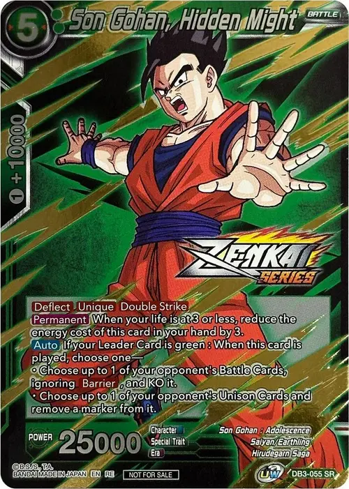 Son Gohan, Hidden Might (Event Pack 10) (Alternate Foil) card art