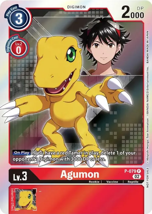 Agumon - P-079 card art