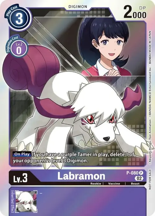 Labramon - P-080 card art