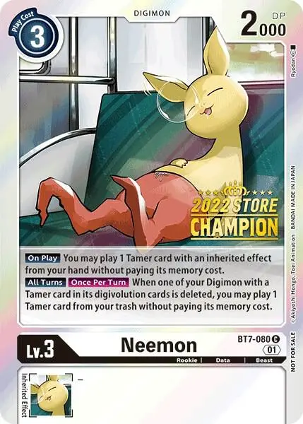 Neemon (2022 Store Champion) card art
