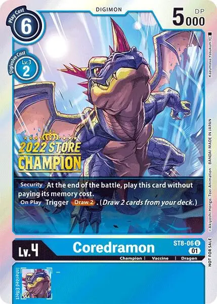 Coredramon (2022 Store Champion) card art