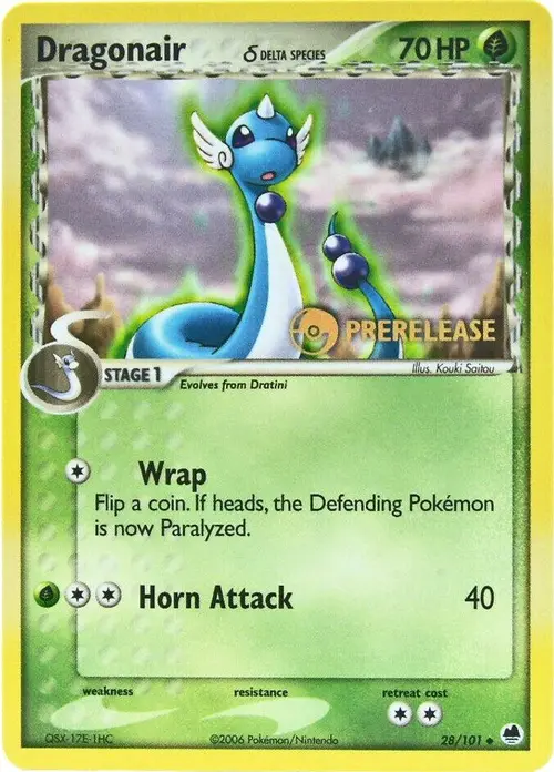 Dragonair (Delta Species) - 28/101 (Prerelease) card art