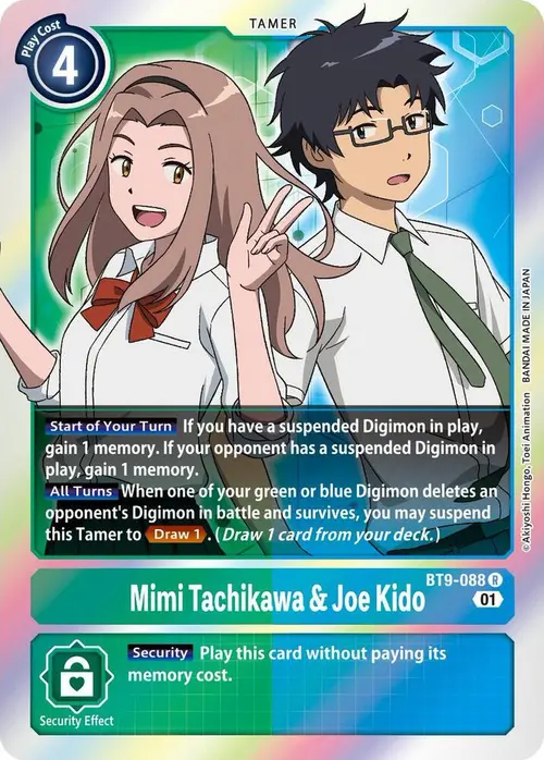 Mimi Tachikawa & Joe Kido card art