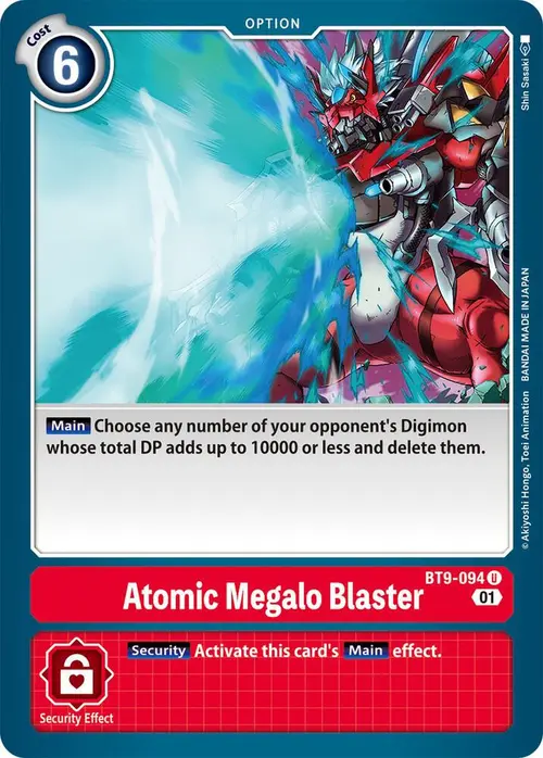 Atomic Megalo Blaster card art