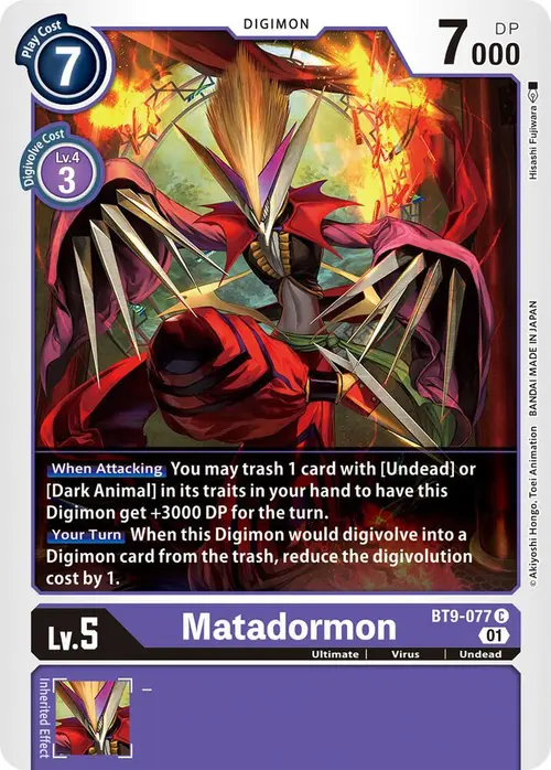 Matadormon card art
