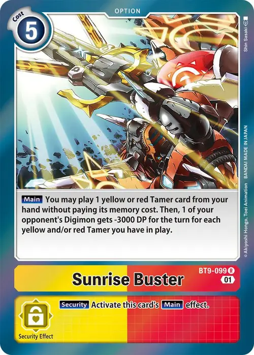 Sunrise Buster card art