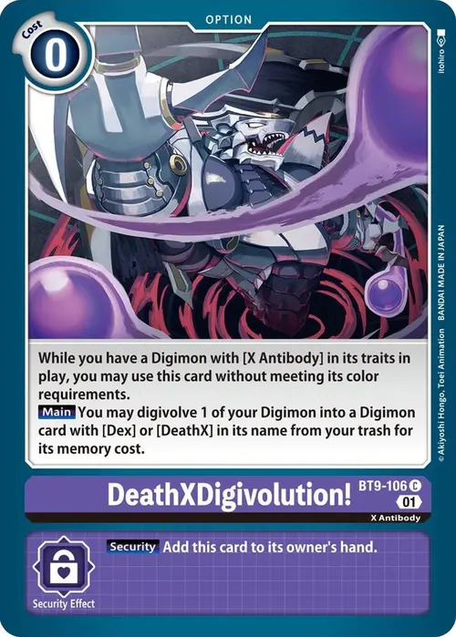 DeathXDigivolution! card art