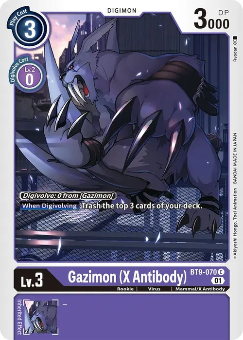 Gazimon (X Antibody) card art