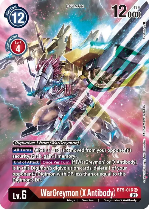 WarGreymon (X Antibody) (Alternate Art) card art